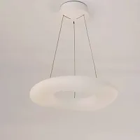 Люстра подвесная RGB с пультом Стратус Смарт CL732A520GS Citilux белая на 1 лампу, основание белое в стиле современный хай-тек с пультом Люстра подвесная RGB с пультом Стратус Смарт CL732A520GS Citilux белая на 1 лампу, основание белое в стиле современный хай-тек с пультом